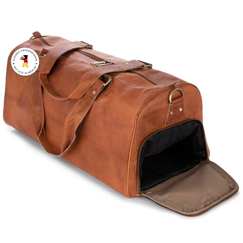 Berliner Bags Vintage Weekender Oslo Reisetasche Aus Leder