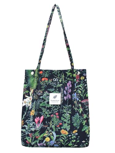 Teeyee Damen Gro E Handtasche Kord Shopper Cord