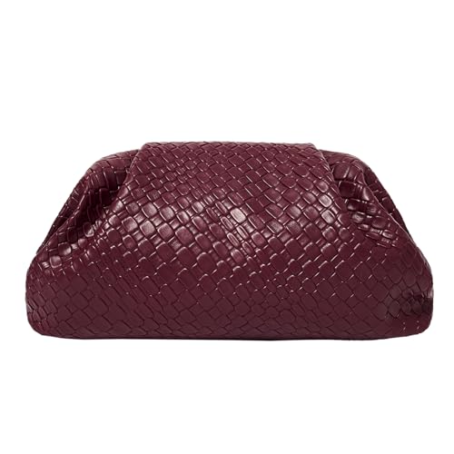 Philomena Damen Gewebte Abendtasche Vegan Leder Clutch Geldb