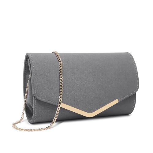 Miss Lulu Damen Umschlag Clutch Elegant Abendtasche Brauttasche
