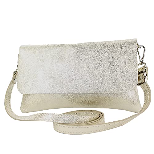 Modamoda De T226 Damen Leder Clutch Umh Ngetasche