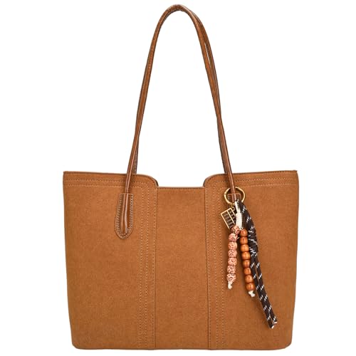 Waniki Handtasche Damen Wildleder Tote Bag Modische Umh