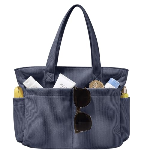 Lotezava Cordtasche Damen Einkaufstasche Gro E Tote Bag