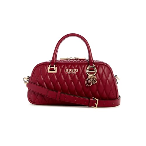 Guess Handtasche Umh Ngetasche Valla Satchel Bag Red