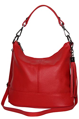 Ambra Moda Glx09 Damen Handtasche Schultertasche Beutel Aus