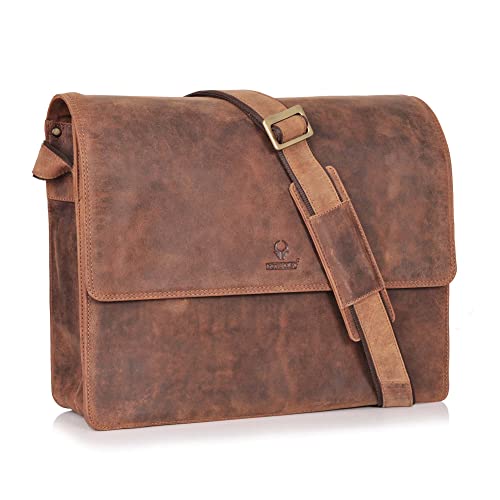 Donbolso New York Large Kuriertasche Herren Leder Vintage