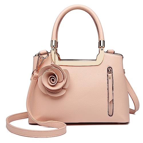 Miss Lulu Handtasche Damen Mit Blumen Henkeltasche Schultertasche