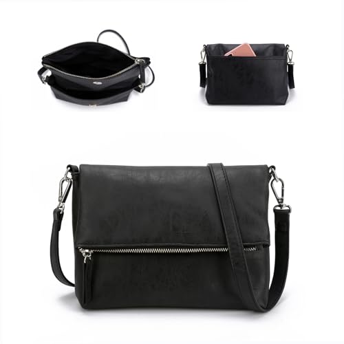 Gladdon Umh Ngetasche Damen Schultertasche Mit Rei Verschluss