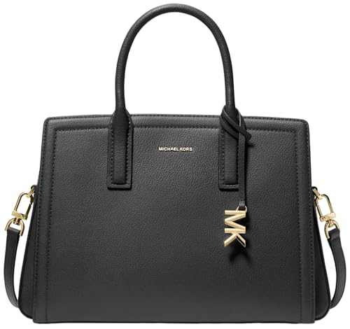 Michael Kors Women Md Satchel Hand Bag Schwarz