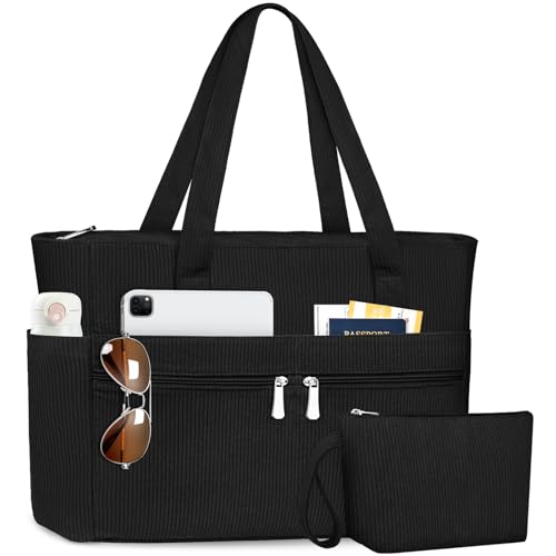 Luroon Shopper Tasche Handtasche Damen Mittelgro Laptoptasche Damen