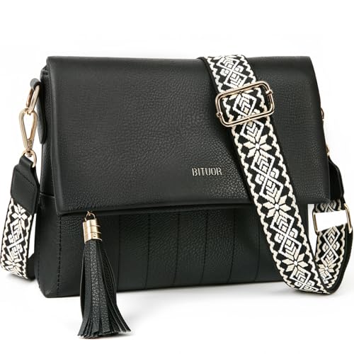 Bituor Umh Ngetasche Damen Handtasche Damen Mittelgro Crossbody