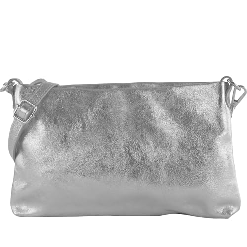 Modamoda De T258 Damen Leder Umh Ngetasche Clutch
