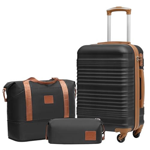 Coolife Koffer Set 3 Teilig Luggage Set Gro