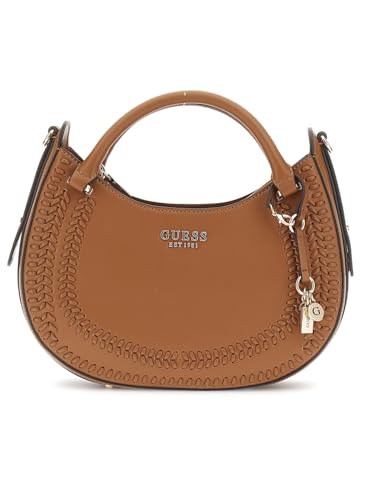 Guess Tatum Satchel Bag Caramel