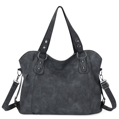 Vinbagge Damen Handtasche Gro E Schultertasche Henkeltasche Wildleder
