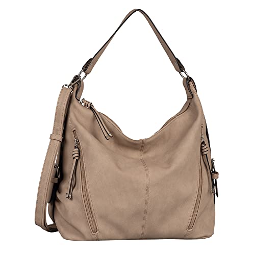 Tom Tailor Caia Damen Hobo Bag Schultertasche Mittelgro