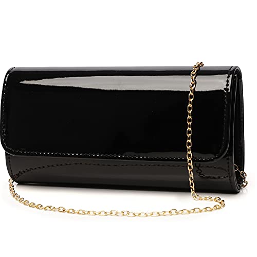 Detara Clutch Aus Lackleder F R Damen Abendtasche