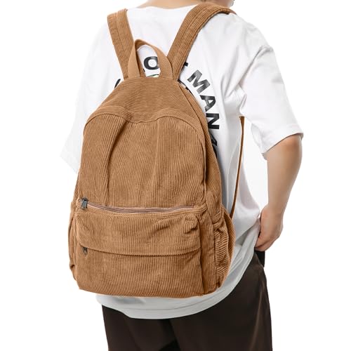 Boziee Cord Rucksack Damen Daypacks Cityrucksack Rucks Cke