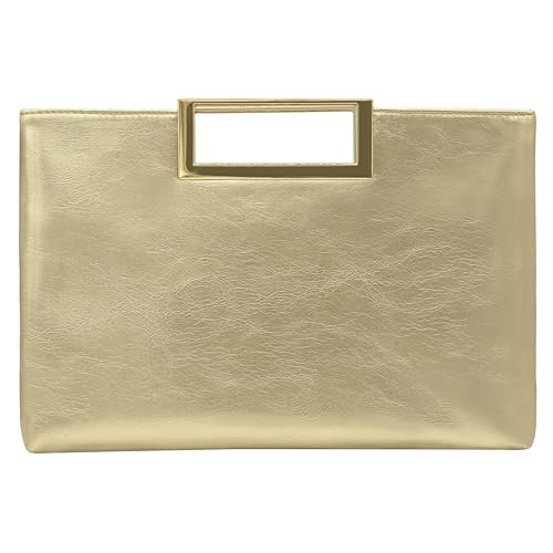 Milisente Damen Clutch Handtasche Schultertasche Elegant Abendtasche Mit