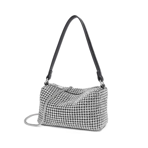 Miss Lulu Glitzer Clutch Damen Kristall Diamant Clutch