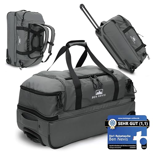 Ben Nevis Reisetasche Mit Rollen 80l Recycelt 3