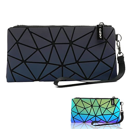 Holographische Kosmetiktasche F R Handtasche Kleine Clutch Purses