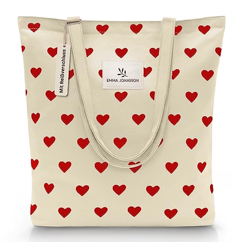 Emma Jonasson Jutebeutel Mit Rei Verschluss Stilvoller Shopper