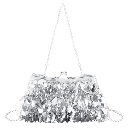 Milyade Pailletten Clutch Handtasche Damen Sparkly Geldb Rse
