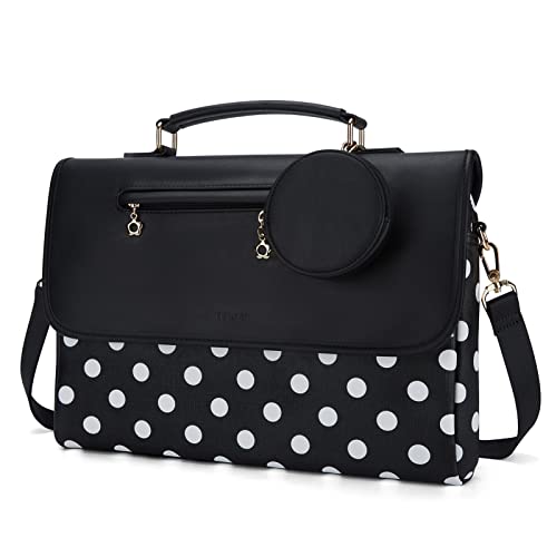 Ecosusi Aktentasche Damen Laptoptasche 15 6 Zoll Mit