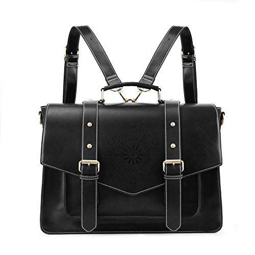 Ecosusi Aktentasche Damen Laptoptasche 15 6 Zoll Schultertaschen