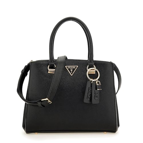 Guess Women Noelle Girlfriend Satchel Bag Schwarz