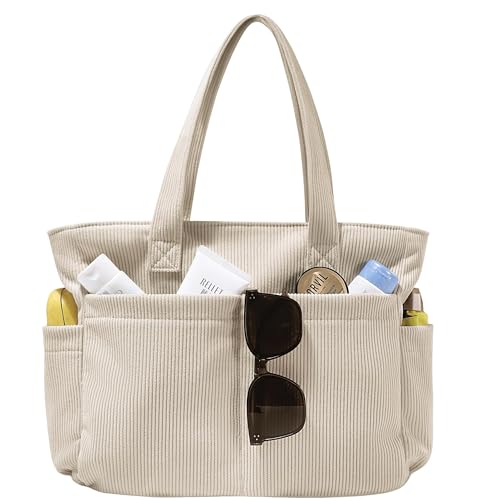 Lotezava Cordtasche Damen Einkaufstasche Gro E Tote Bag