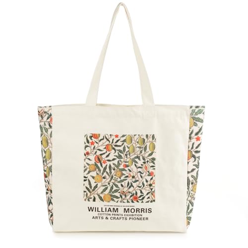 Broadream Jutebeutel Bedruckt Vintage Jute Beutel Einkaufstasche Bag