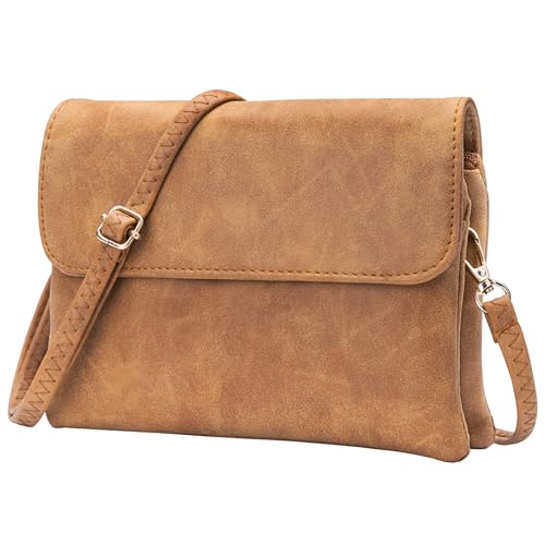 Toptime Kleine Umh Ngetasche Damen Wildleder Handy Tasche