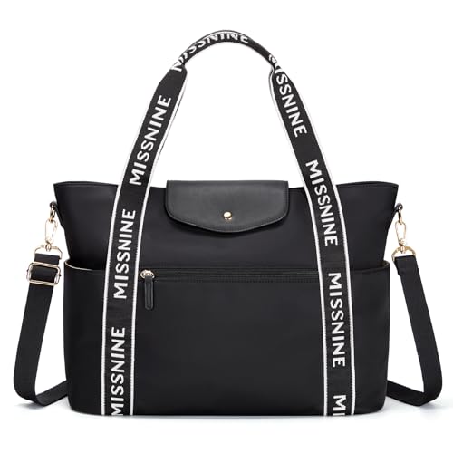 Missnine Handtasche Laptoptasche Damen 15 6 Zoll Laptoptasche