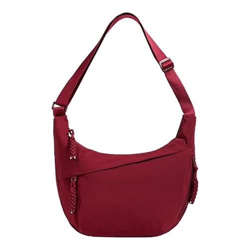Loccy Halbmond Umh Ngetasche Damen Nylon Crossbody Bag