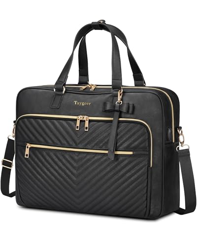 Taygeer Laptoptasche Damen 17 Zoll Laptop Handtasche Mit