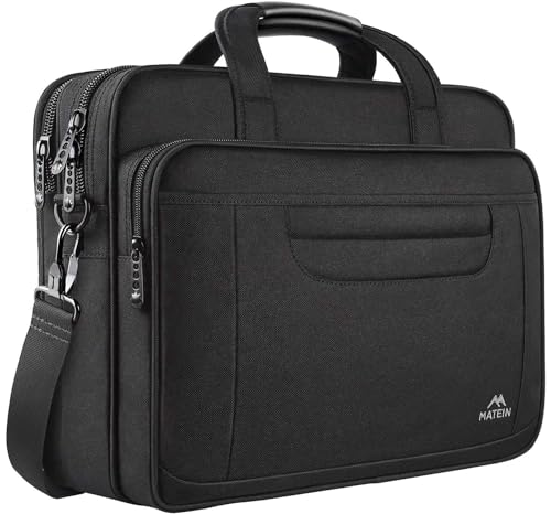 Matein Laptoptasche 15 6 Zoll Laptop Aktentasche Herren
