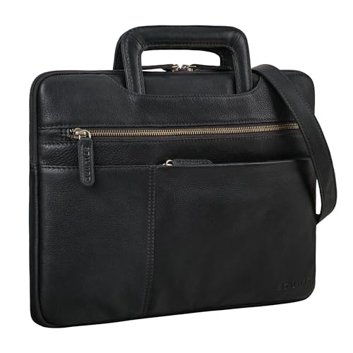 Stilord Cole Vintage Laptoptasche 14 Zoll Leder Herren