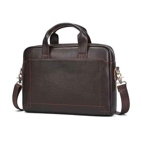 Luufan Echtes Leder Aktentaschen 15 6inch Laptop Messenger
