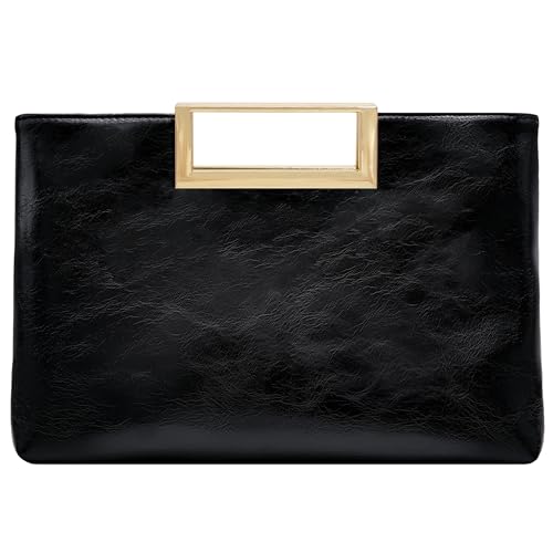 Milisente Damen Clutch Handtasche Schultertasche Elegant Abendtasche Mit