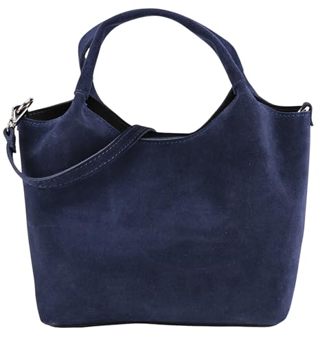 Sh Leder Damen Handtasche Aus Echtem Wildleder Beuteltasche