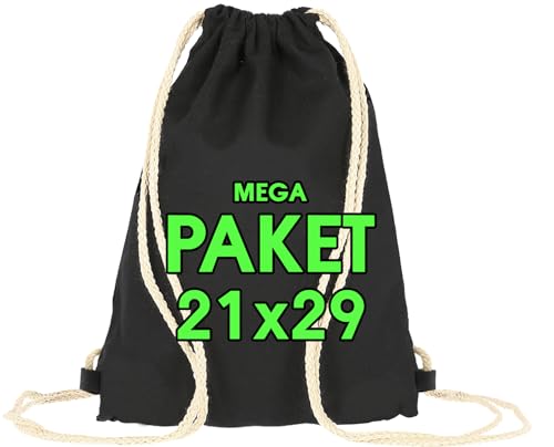 Baumwollbeutel Set 21 X 29 Cm Kleine Turnbeutel