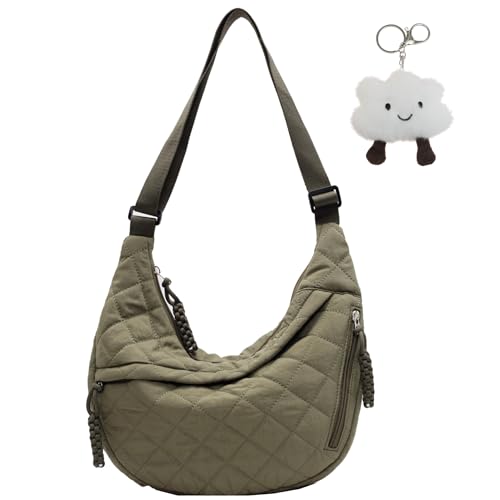 Micmores Crossbody Bag Damen Gequiltete Umh Ngetasche Nylon