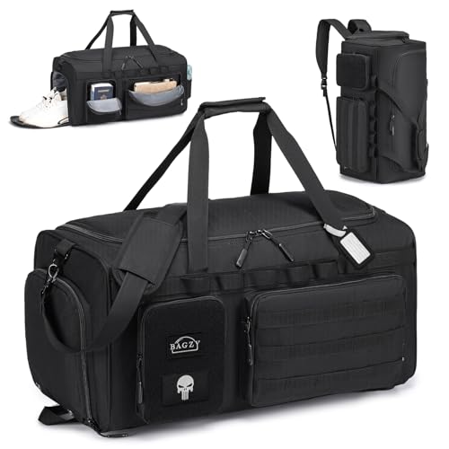 Bagzy Arbeitstasche Herren 55l Taktische Reisetasche Sporttasche Mit