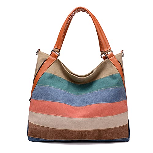 Fandare Vintage Handtaschen Leinwand Schultertasche Damen Umh Ngetasche