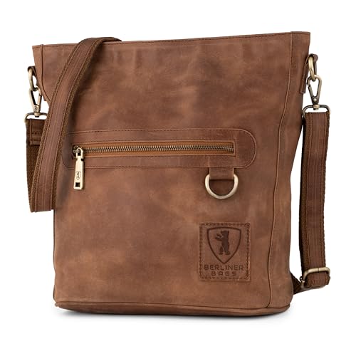 Berliner Bags Vintage Schultertasche Siena Mittelgro E Umh