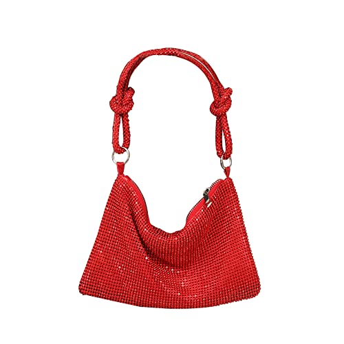 Corios Abendtasche Damen Strass Clutch Bag Shiny Diamant