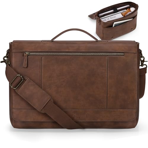Rainsmore Leder Messenger Bag F R Herren 15