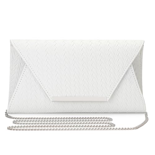 Baigio Clutch Damen Pu Leder Abendtasche Elegante Handtasche